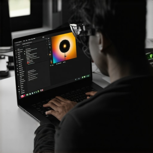 Person editing videos on a color-accurate, high-resolution laptop.