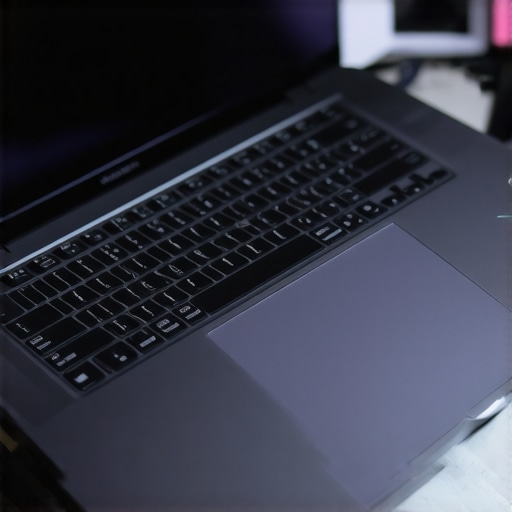 Creative professional cleaning and maintaining their laptop to ensure optimal performance.