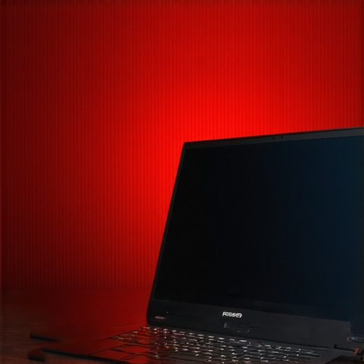 High-end Creator Laptop with Cooling and 4K OLED A professional creator laptop showcasing a 4K OLED display and cooling vents