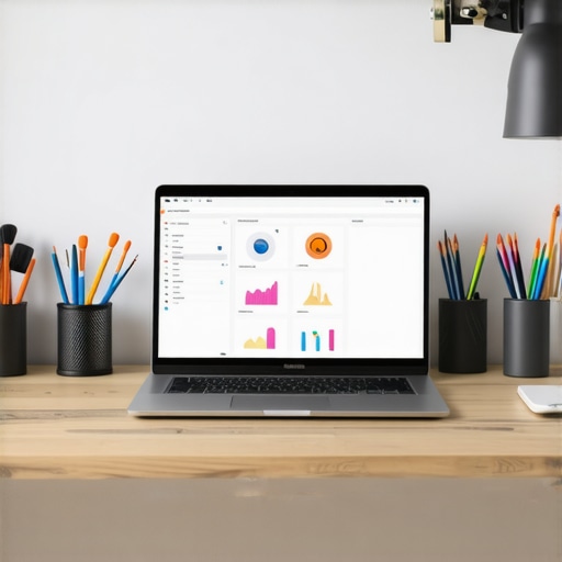 Maintaining Your Creator Laptop for Long-Term Productivity A creator's workspace showcasing tools for laptop maintenance and performance monitoring
