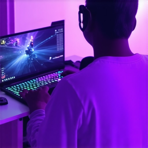 Gamer fine-tuning their gaming and streaming hardware for minimal lag