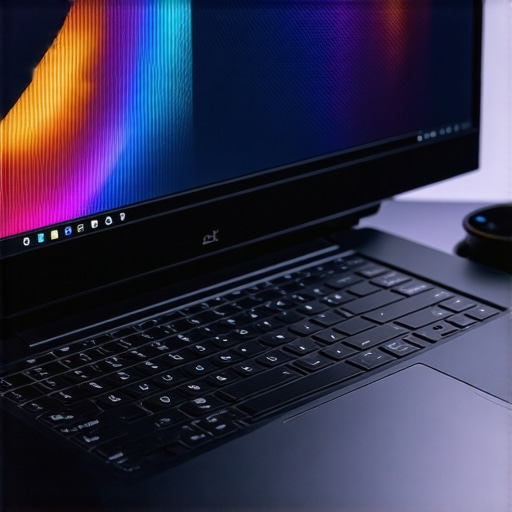 High-performance creator laptop with advanced cooling and VRAM display for Blender projects.