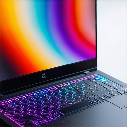 A modern creator laptop showcasing high-resolution display and advanced specs.