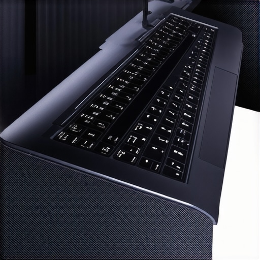 Advanced Creator Laptop Design A sleek creator laptop with enhanced cooling and dual GPU architecture