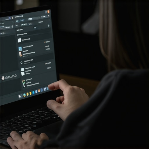 Person comparing specifications on a laptop as part of decision process