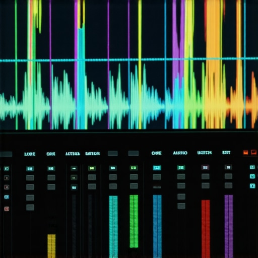 Laptop with audio interface demonstrating real-time audio monitoring setup.