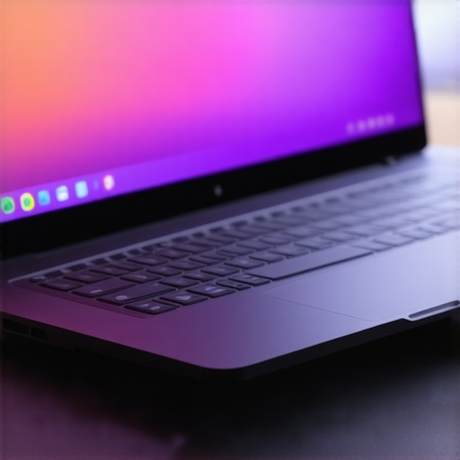 Optimized Creator Laptop Setup for Stability Creator laptop with cooling pad actively cooling during rendering process