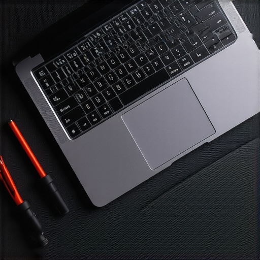 Optimized Creator Workspace for Long-Term Performance High-performance creator laptop with cooling accessories and maintenance tools on a desk