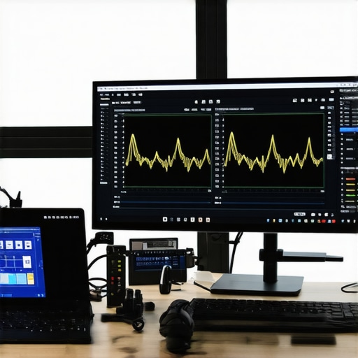 Optimizing Creator Workstations with Thermal Tools A detailed view of a professional creator's laptop thermal monitoring and maintenance setup.