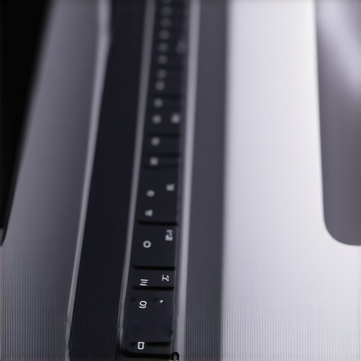 Modern quiet laptop with advanced cooling system in a studio setting
