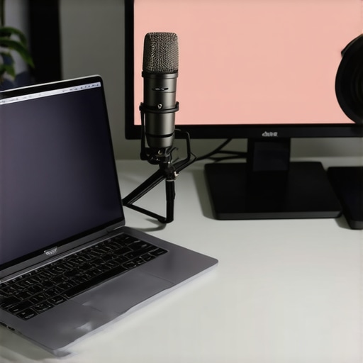 Optimized Creator Workspace for Battery Conservation Laptop setup with energy-efficient configurations for content creation.