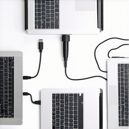 3 laptops with enough USB ports for a full podcast kit