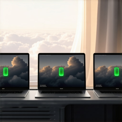 3 laptops with enough battery for a cross-country flight and a render