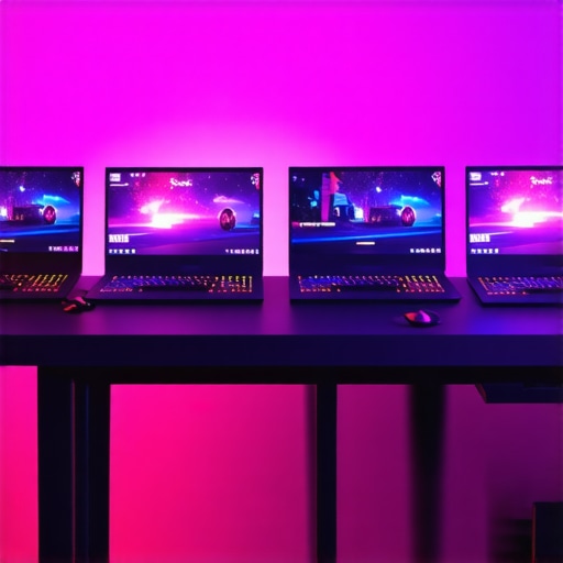 4 laptops with the hardware encoders needed for 4K Twitch streams