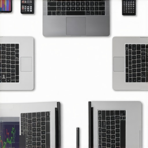 5 laptops for accounting students who need a number pad