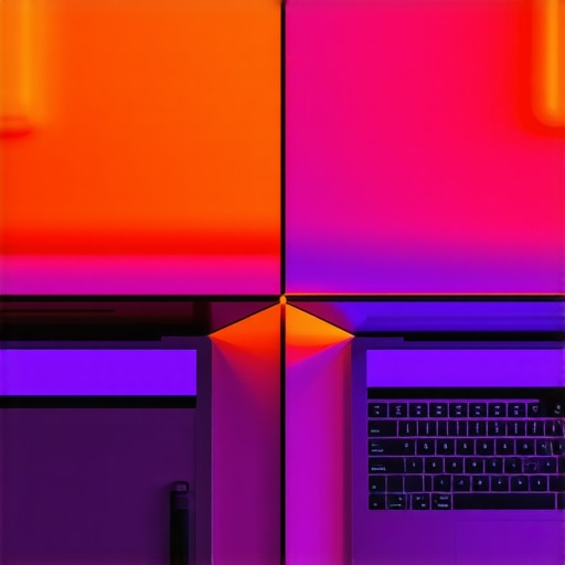 Color Accuracy Comparison on Creator Laptops A visual comparison showing the difference between a gaming screen and a color-accurate creator screen.