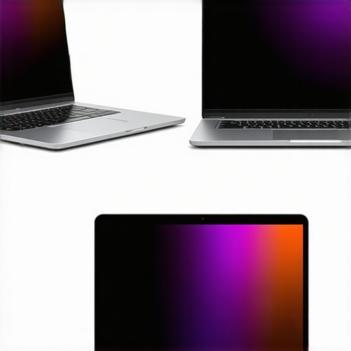 Color Accuracy vs Refresh Rate Comparison Comparison of a professional creator laptop screen and a gaming laptop screen showing color differences.