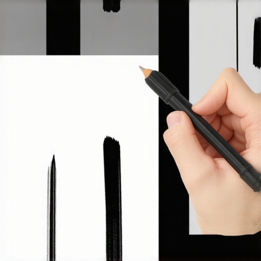 Comparing Jittery vs Smooth Digital Strokes Visual comparison of tablet lag versus optimized smooth brush performance