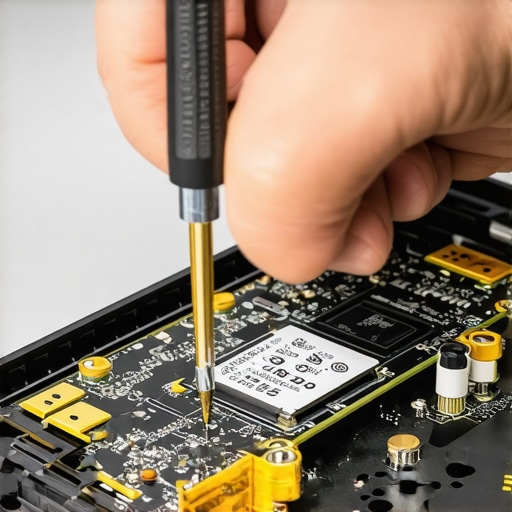 Replacing a laptop Wi-Fi card with a precision screwdriver