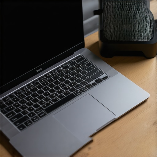 High-End Creator Laptop Maintenance Setup A professional creator laptop setup featuring cooling maintenance and editing software.