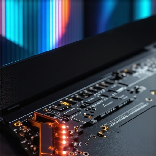 High Performance Laptop Cooling Architecture Inside view of a design laptop dual fan cooling system to prevent thermal throttling