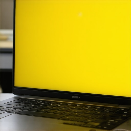 How to fix the yellow tint on your design laptop screen