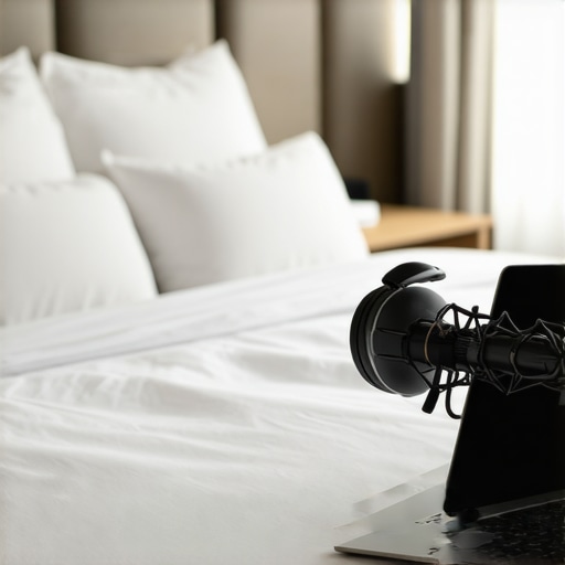 How to record a professional podcast in a hotel room