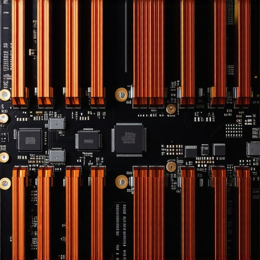 Internal view of laptop heat pipes and thermal management components.