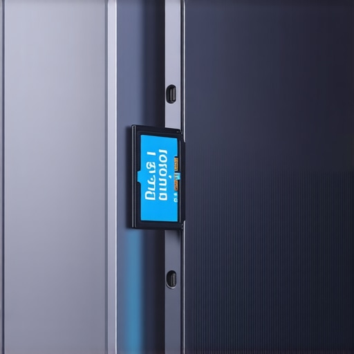 Integrated SD Slot for High Speed Transfers Close-up of an SD card entering a high-speed UHS-II slot on a professional creator laptop.