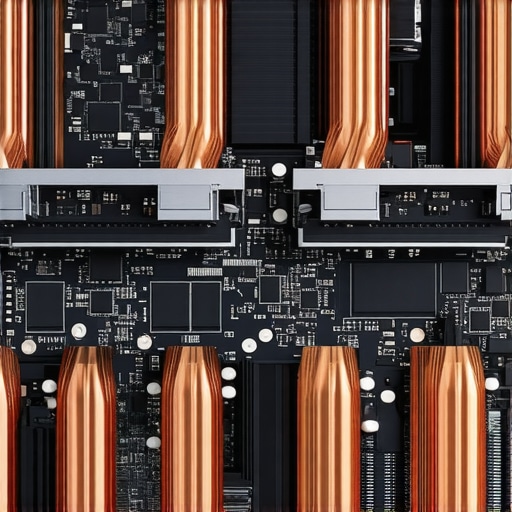 Internal Cooling Architecture of a Creator Laptop Technical view of laptop heat pipes and cooling fans