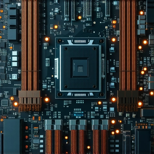 Internal thermal architecture of a creator laptop Close-up of high-end laptop GPU and copper cooling system for video editing performance