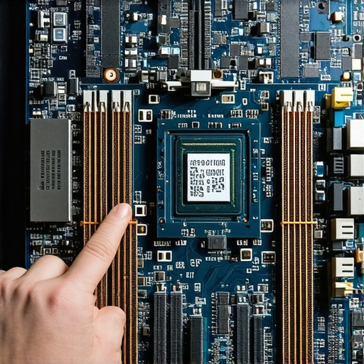 Internal view of a high-performance creator laptop Close up of laptop internal components including cooling and memory
