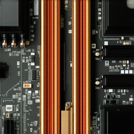 Laptop Internal Cooling and Thermal Engineering Design Close-up of laptop internal copper heat pipes and cooling fans representing thermal design in creative workstations
