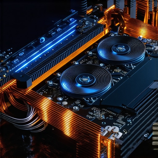 Laptop Thermal Management and Heat Pipes Close-up of laptop cooling system showing heat pipes and fans