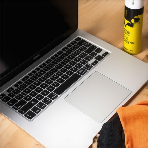 Maintaining Laptop Airflow and Cooling Internal view of a creator laptop cooling system being cleaned