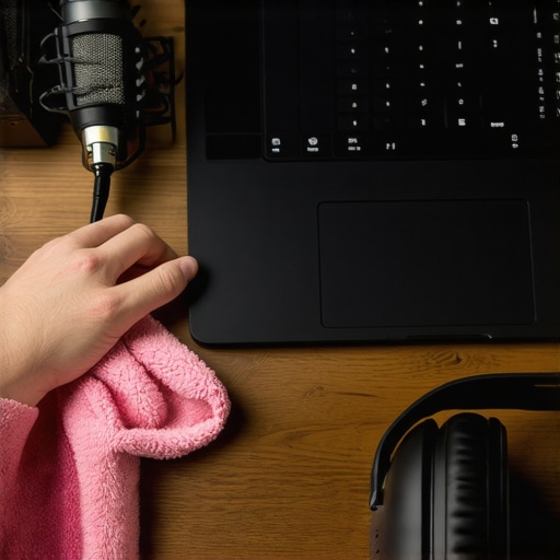 Maintaining Your Creator Laptop for Long-Term Performance A person cleaning a high-end creator laptop with compressed air to prevent thermal throttling.