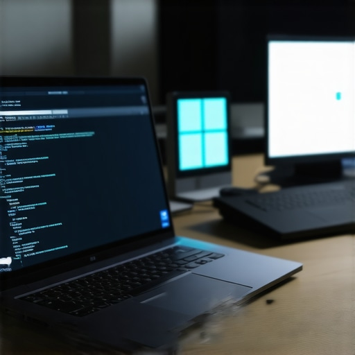 Optimized Student Virtualization Setup A laptop running multiple virtual machines on a cooling pad to prevent thermal throttling.