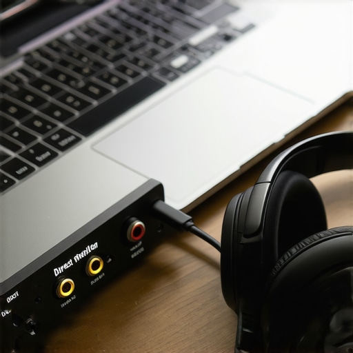 Optimizing Hardware for Zero Latency Audio External audio interface with headphones for zero-latency monitoring