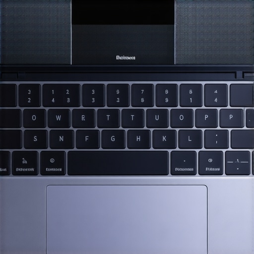 Optimizing Key Travel for Long Typing Sessions Close-up of a professional laptop keyboard showing deep key travel.