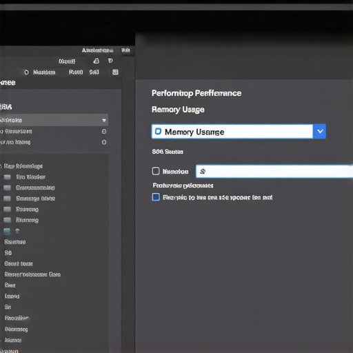 Optimizing Photoshop Memory Usage Settings The Photoshop Performance Preferences window showing RAM allocation settings on a creative professional's laptop.