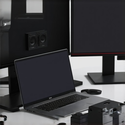 Optimizing Your Creative Laptop Workstation A professional creator laptop setup with Thunderbolt 4 docking and external storage.