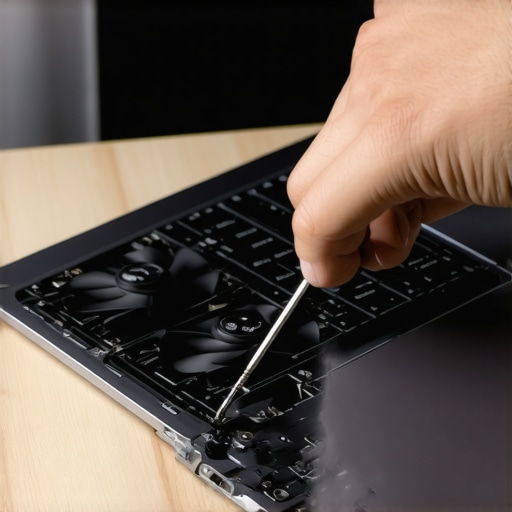 Professional Laptop Maintenance for Creative Longevity A creator cleaning internal laptop fans to prevent thermal throttling and hardware noise.