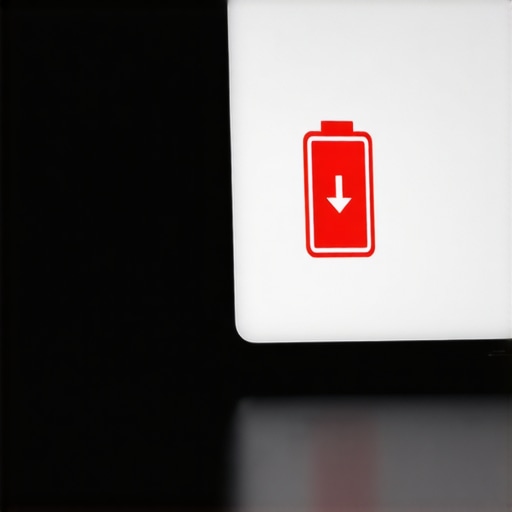 The Performance Impact of Laptop Battery Throttling A creator laptop showing performance drops and battery warnings during a video editing session.