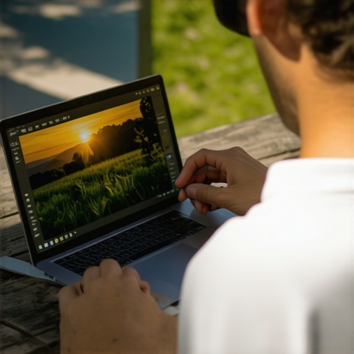 The best screen brightness for outdoor photo editing