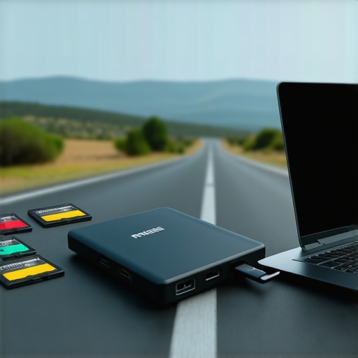 The best way to store large video files while on the road