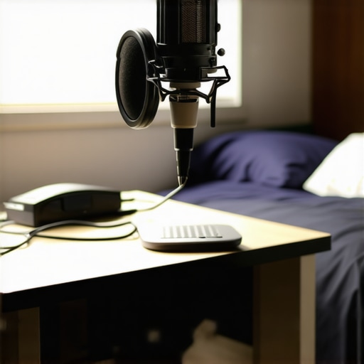 The secret to recording clean audio in a noisy dorm room