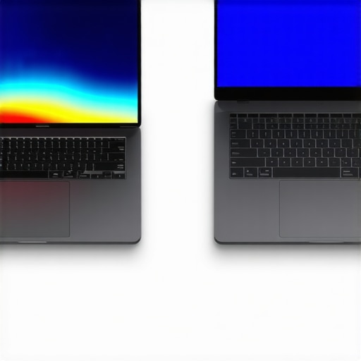 Thermal Throttling Comparison for Creator Laptops A visual comparison of heat dissipation between thin-and-light creator laptops and professional workstations showing thermal throttling.